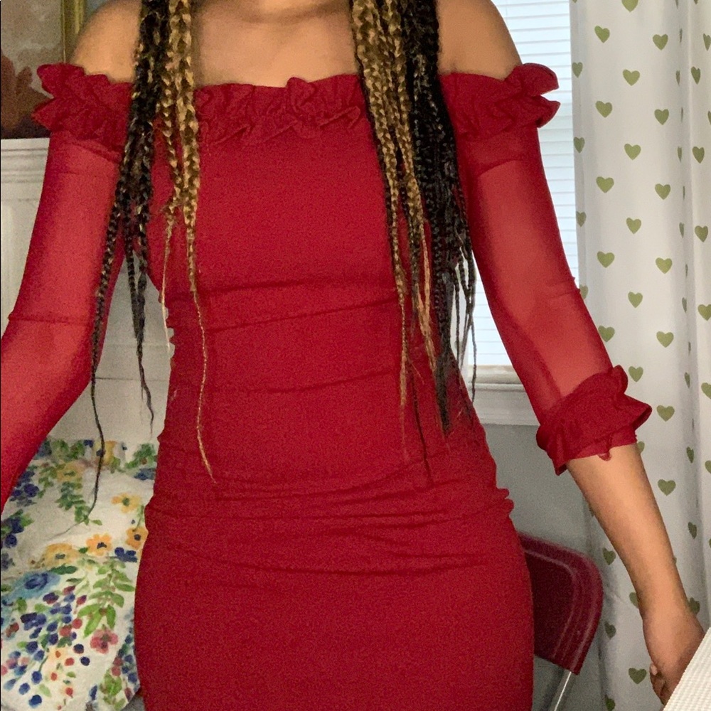 Fashion Nova Off The Shoulder Dress